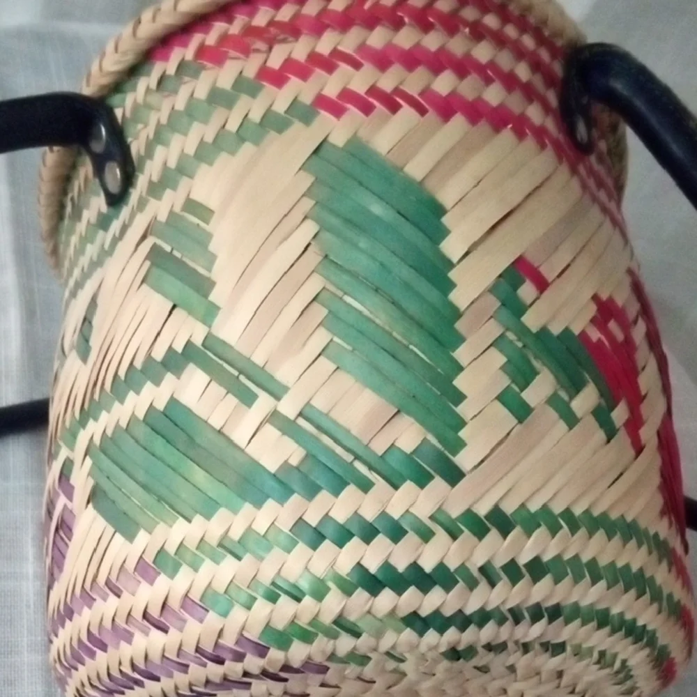Handmade woven basket